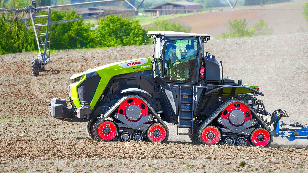 LE MONSTRE ! 😍 LE PREMIER XERION 12 de France à l'action ! [CLAAS Aquitaine]