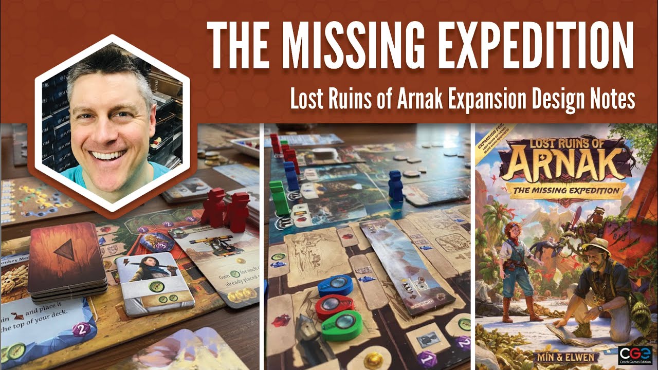 The Missing Expedition (Lost Ruins of Arnak expansion design notes)
