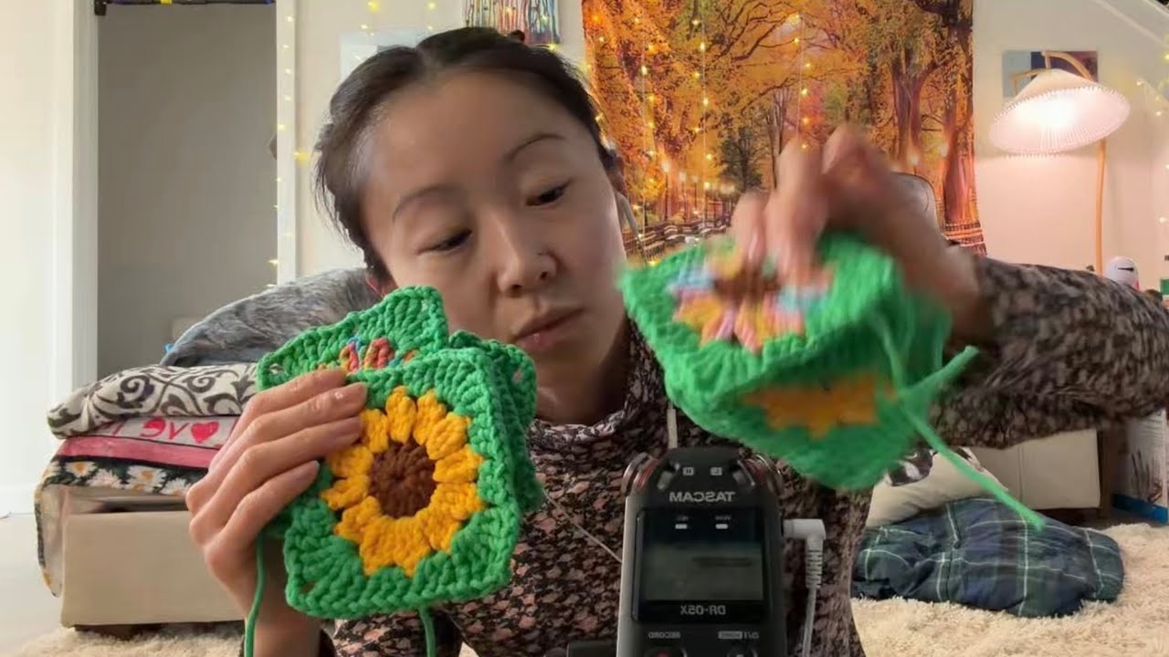 ASMR TASCAM Random trigger assortment 🩷🧡💛💚🩵 for boring days 