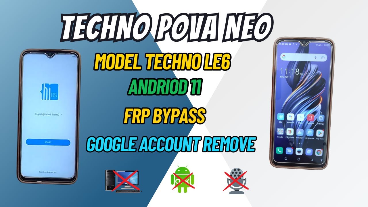 Tecno Pova Neo (LE6) frp bypass without PC 2023 || Tecno LE6 google account remove