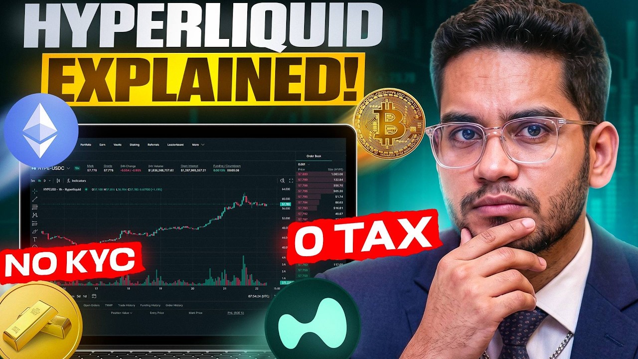 Hyperliquid Explained: Trade GOLD,CRYPTO, US STOCKS AND MORE|| Without KYC || No Tax? Full Tutorial