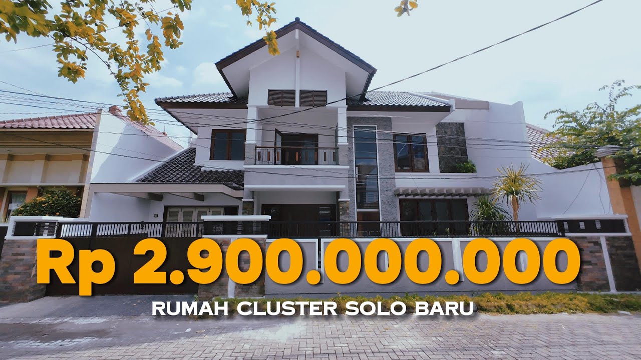 Rumah Cluster Solo Baru area The Park Mall 2,9 M