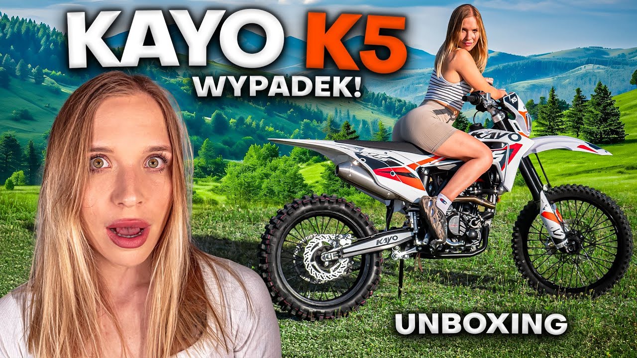 NOWE KAYO K5 ENDURO DIRTBIKE - UNBOXING