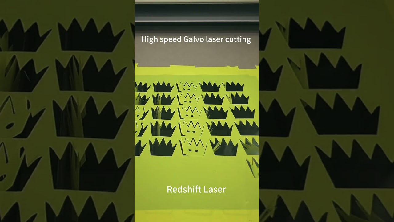 high speed Galvo laser cutting #galvolaser #lasercutting #co2laser #lasermachine
