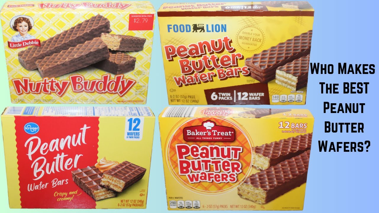 Who Makes the BEST Peanut Butter Wafer Bars? Little Debbie, Food Lion, Kroger or Baker&rsquo;s Treat(Aldi)