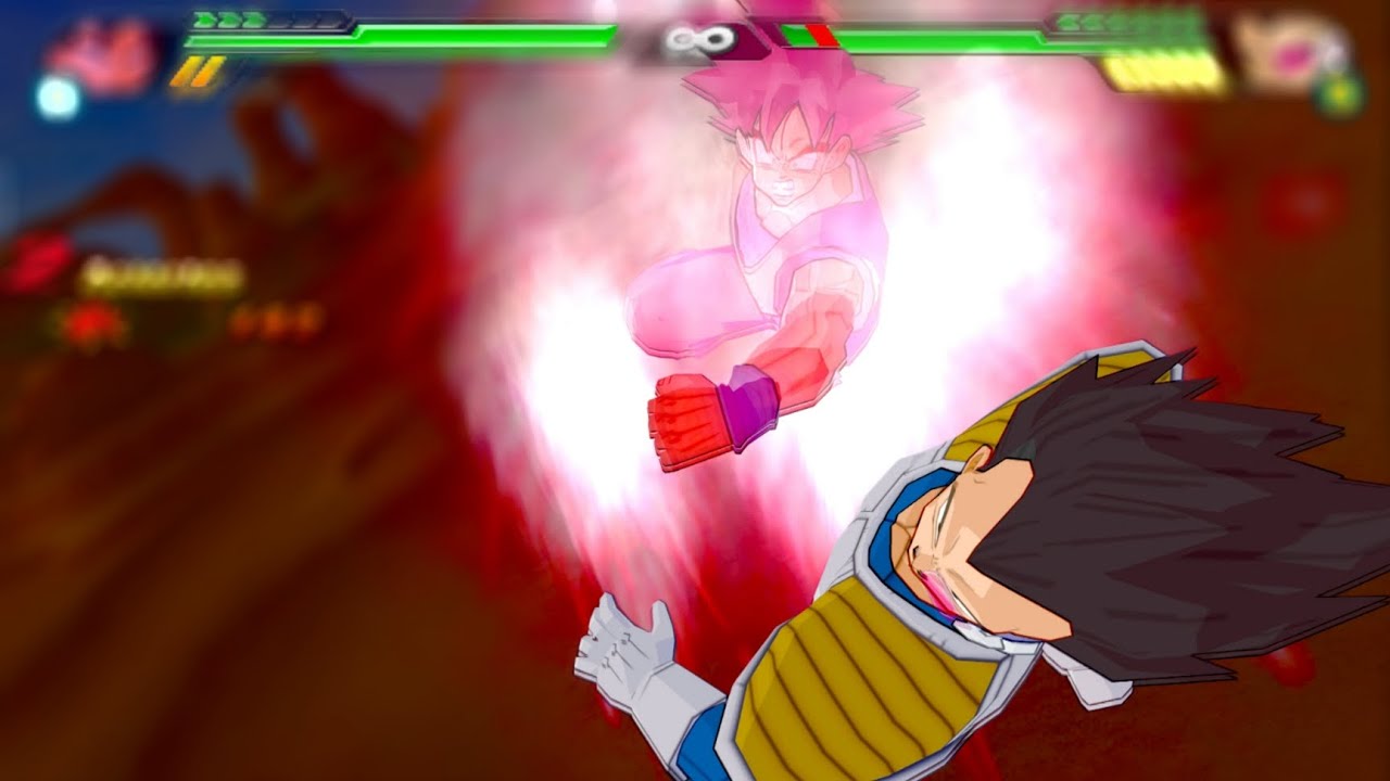 [SHADER] Goku Early Vs Vegeta Scouter (Enhanced Red  Potara) | DBZ BUDOKAI TENKAICHI 3 [Android]
