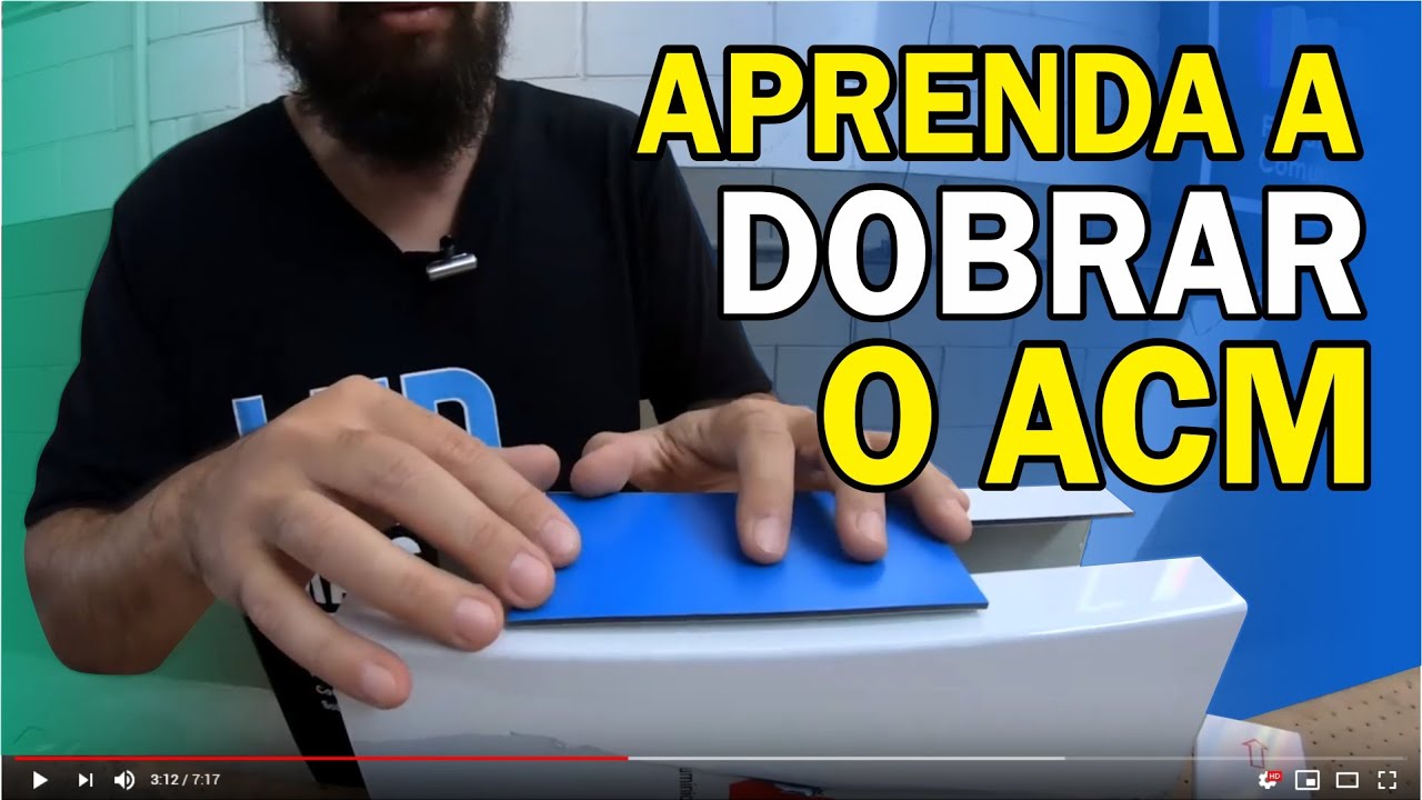 Aprenda a dobrar o ACM, dar acabamento e aplicar VHB