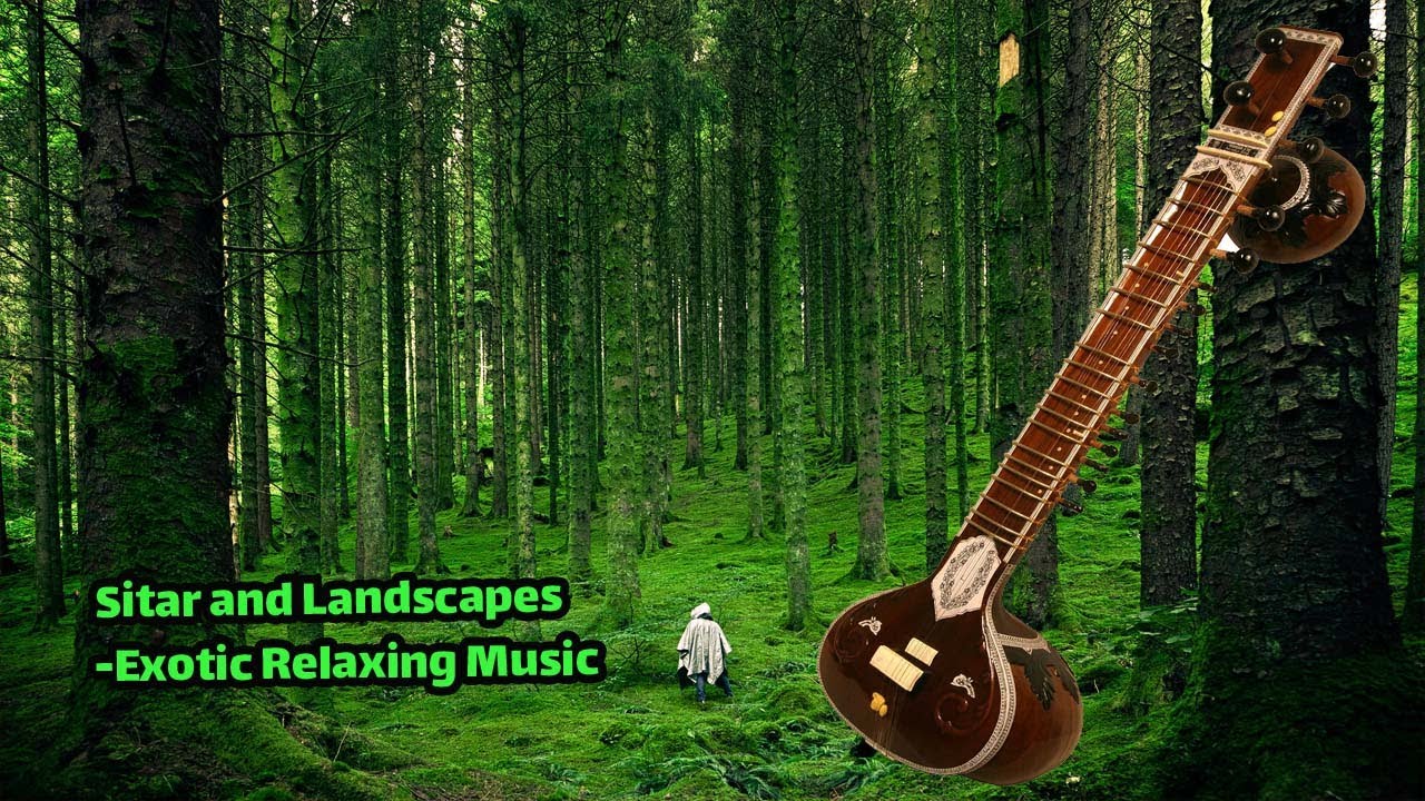 Sitar and Beautiful Landscapes-an Exotic Journey of Music