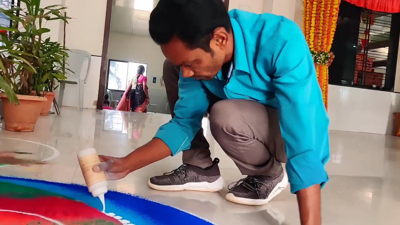 Sanskar Bharati by MANGESH #Rangoli Designs #Rangoli #Galicha Rangoli #EASY Rangoli #diwalirangoli