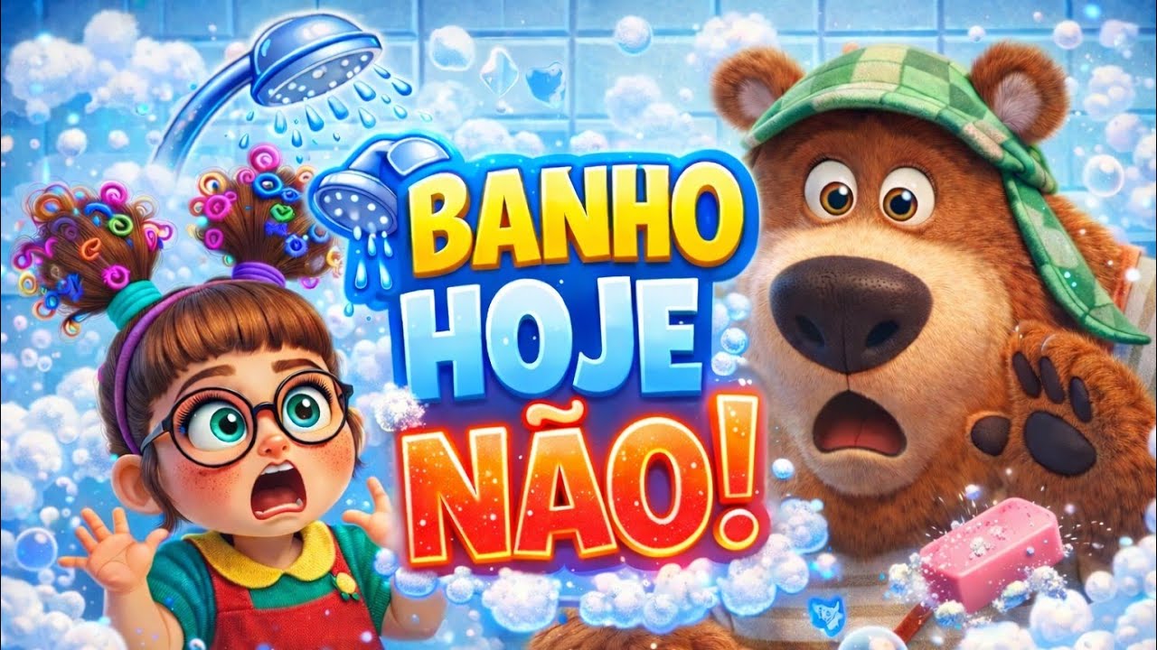 👉 Banho Hoje Não! 😆 LiLi e BaLu em Apuros🚿😱  