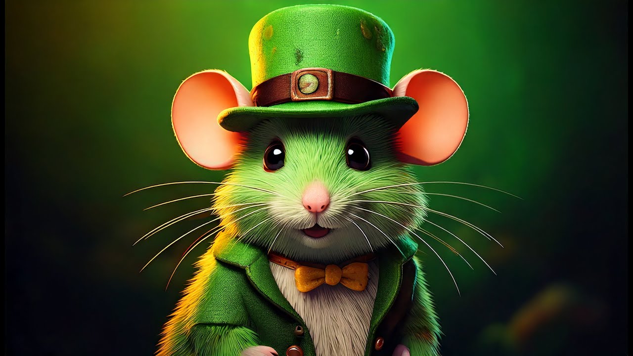 UNE SOURIS VERTE-Comptine/chanson pour enfants remix 2025