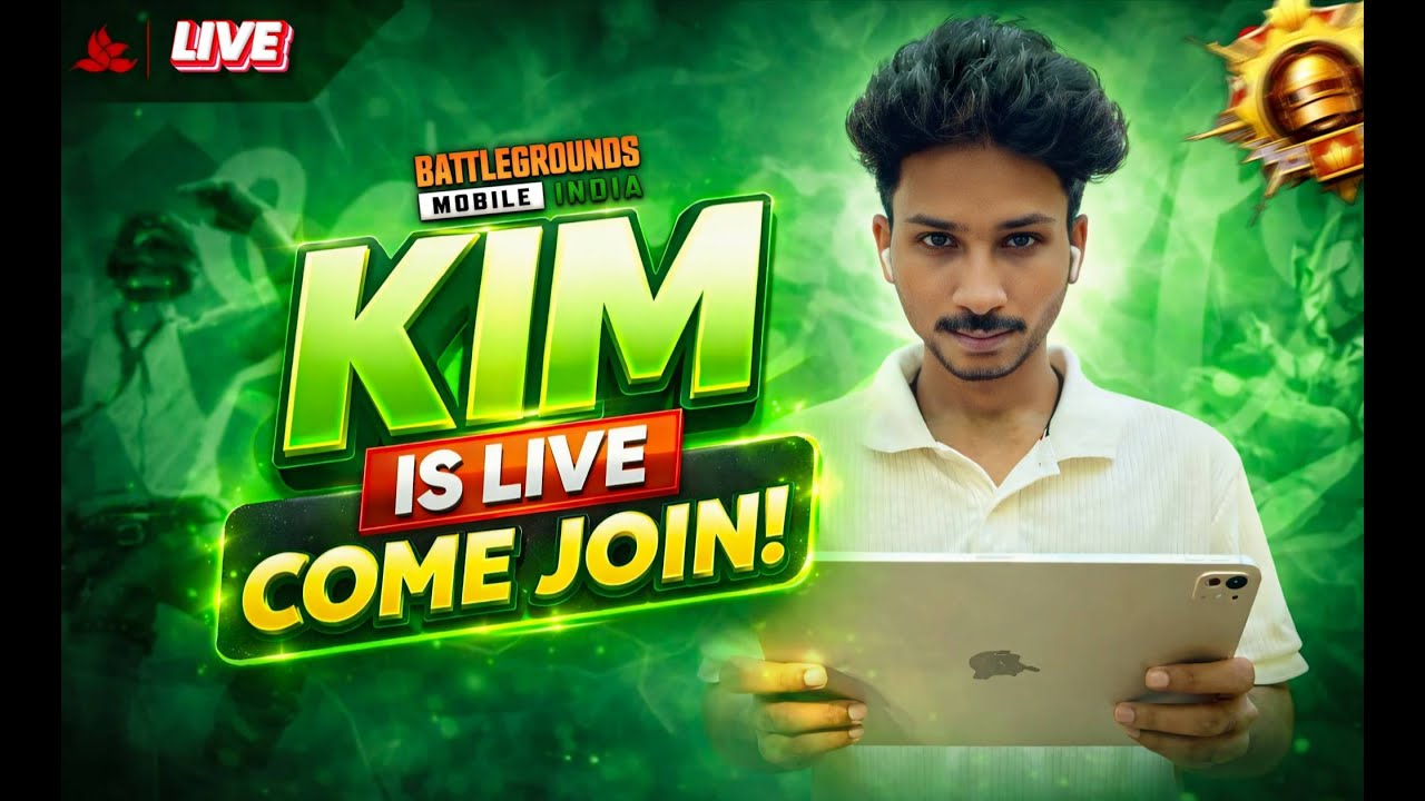 ⭕️KIM iS LIVE COME JOINI #sorts  # #tatasierra #bgmishorts #bgmi #pubg #bgmilive #pubgm#livegaming