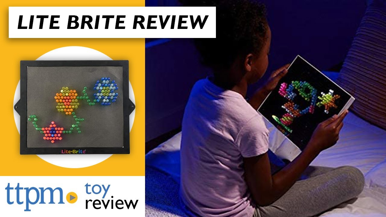 Lite-Brite Ultimate Classic Retro Toy Review from Basic Fun!