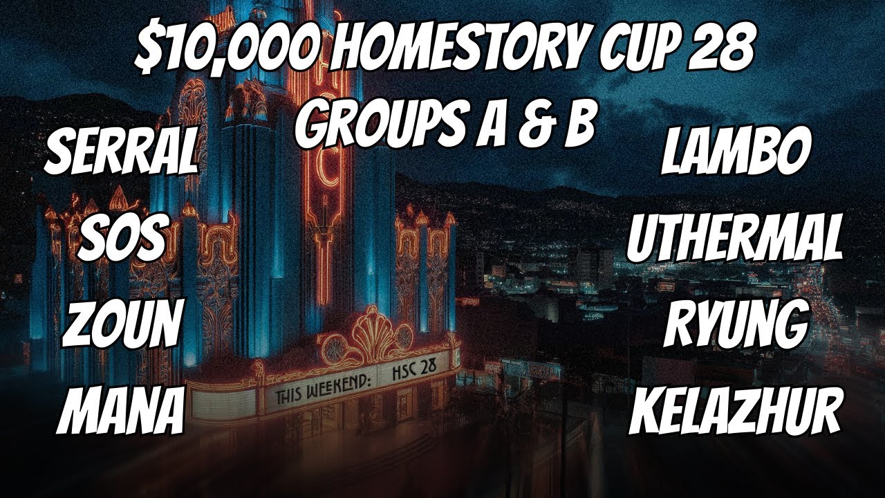 Serral, uThermal, sOs, Lambo, and more battle in the $10,000 HomeStory Cup 28 Groups A and B