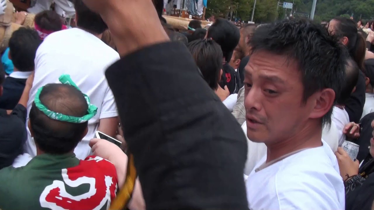 元船木太鼓台VS長野太鼓台　新居浜太鼓祭り2011