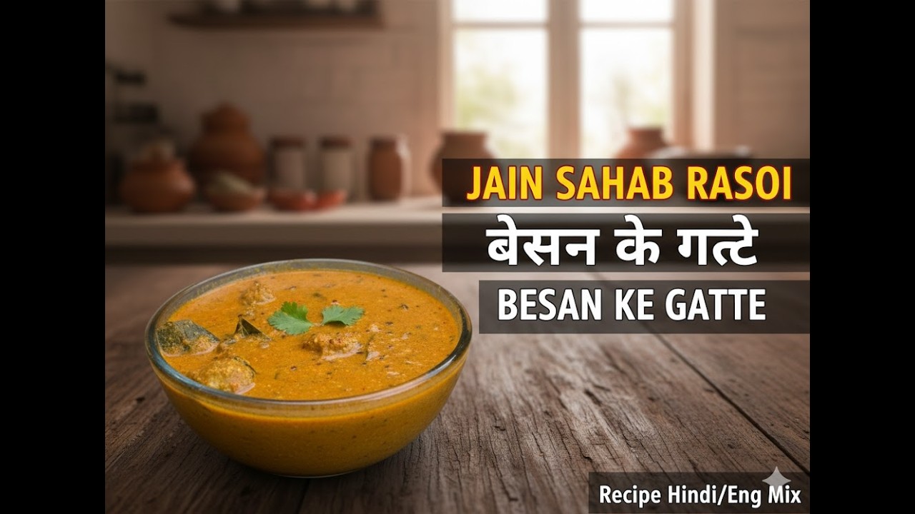 सीक्रेट मसाले से बनाएं हलवाई जैसी बेसन के गट्टे की सब्जी | Secret Masala | Besan Recipes | Lunch