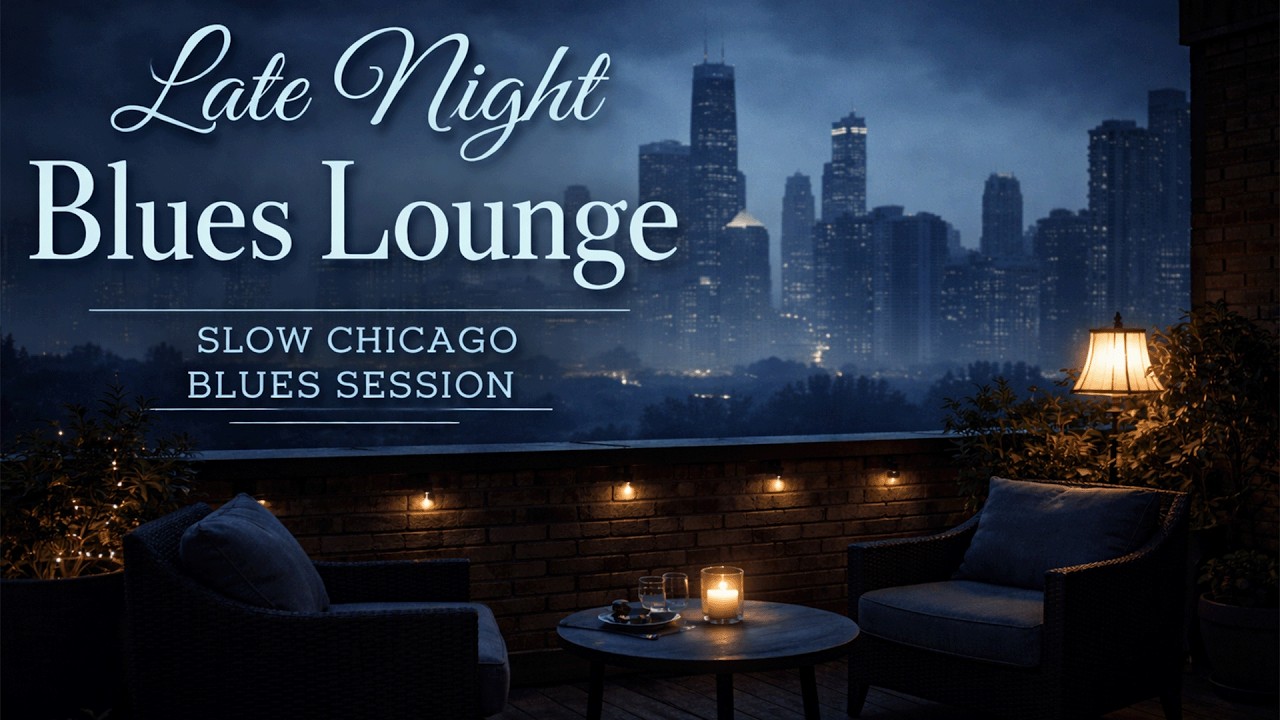 Late Night Blues Lounge | Slow Chicago Electric Blues (No Vocals)