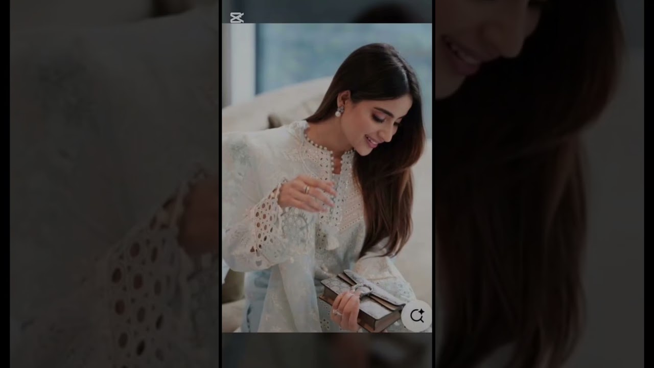Pakistani actress in white dress look 