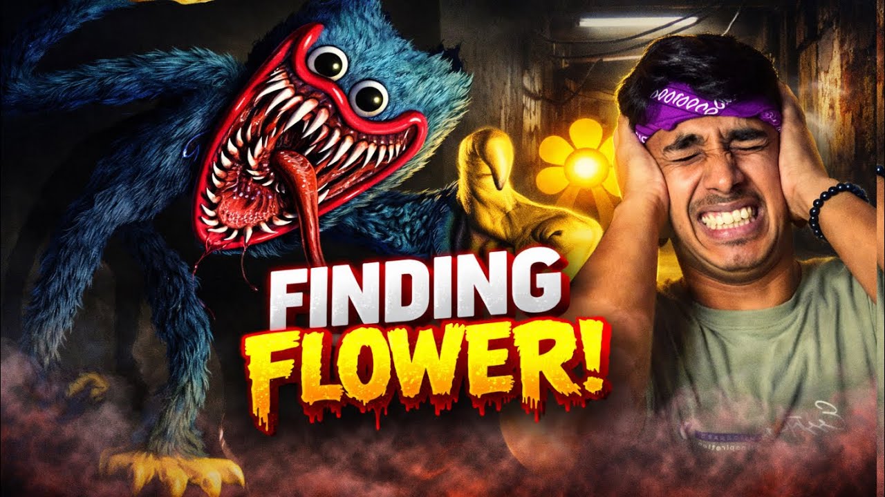FINDING FLOWER 😱 | Poppy Playtime Horror Gameplay | Huggy Wuggy Almost Got Me Yo Altab