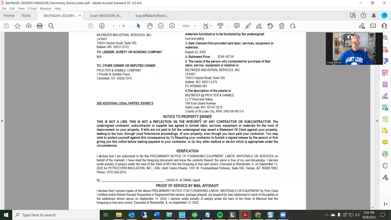 MISSOURI | Construction lien law overview