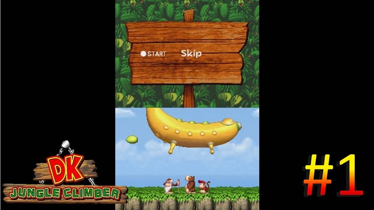 DK: Jungle Climber - Xananab's Space Ship Boss Fight