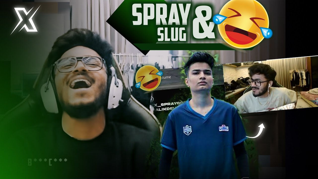😆SLUG's Funny Entry* on TX SPRAYGOD's Stream🤣