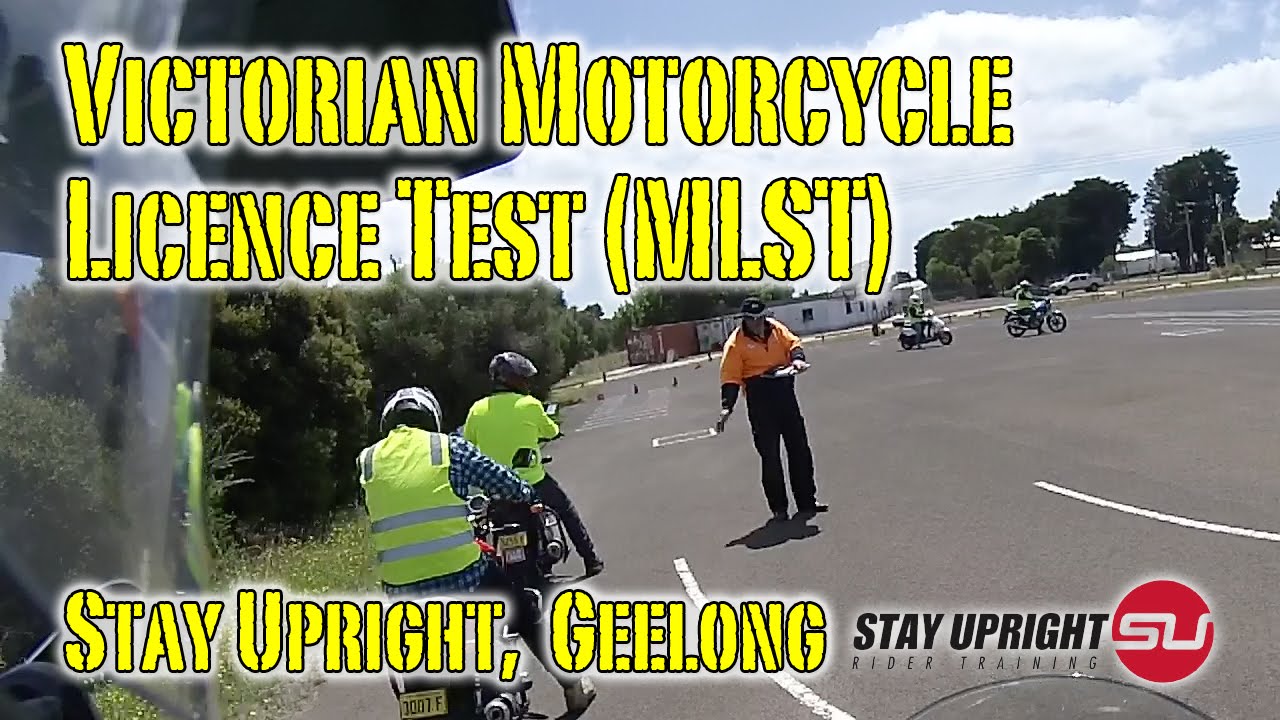 Victorian Motorcycle Licence Skills Test - MLST @ Stay Upright Geelong