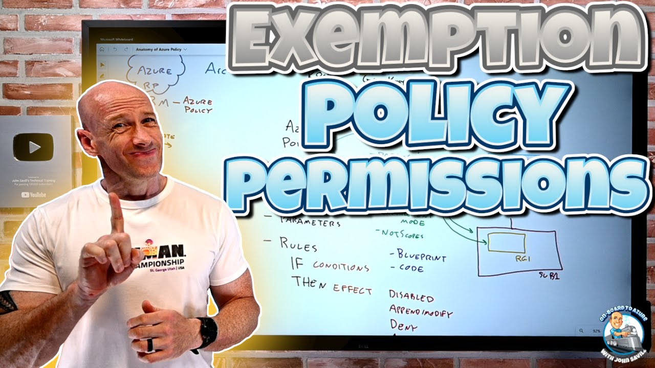 Detailed look at Azure Policy Exemption Permission Requirements