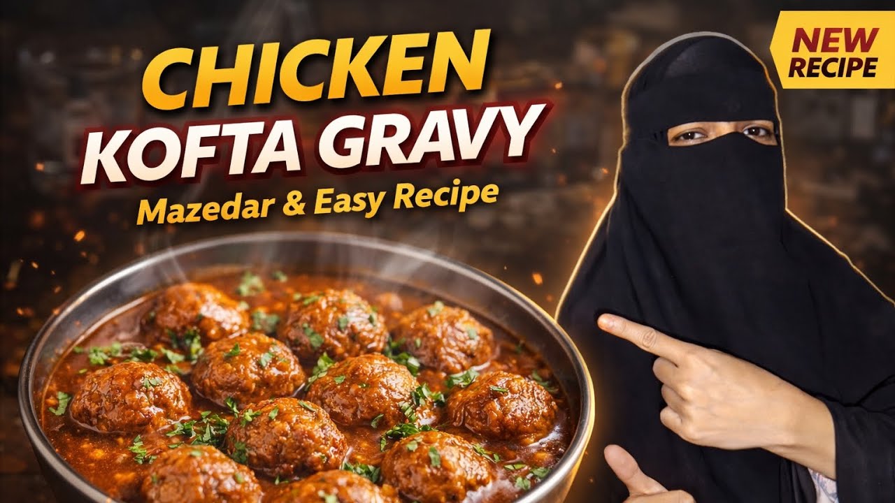 Chicken Kofta Gravy Recipe | Soft & Juicy Chicken Kofta Curry | Easy Dinner Recipe