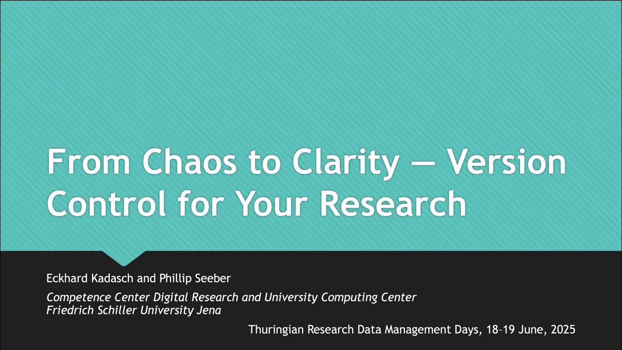 From Chaos to Clarity: Version Control for Your Research