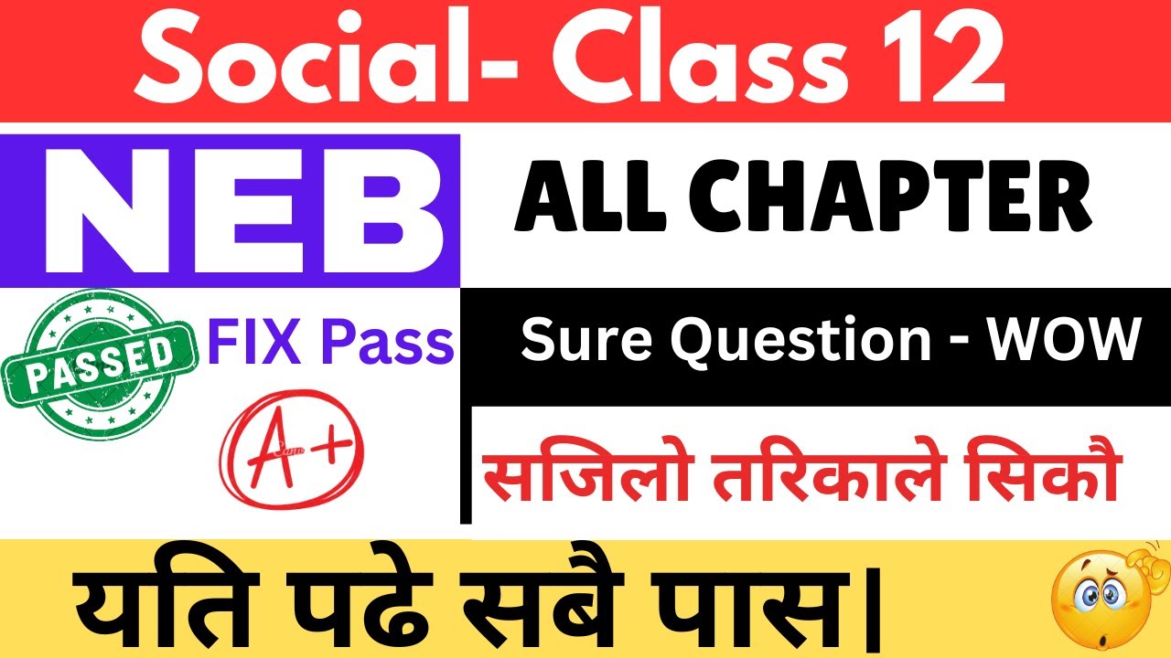Class 12 Social All in One Shot 🔥 | Full Model Question 2082 Solution | NEB Board Exam 100% Prep