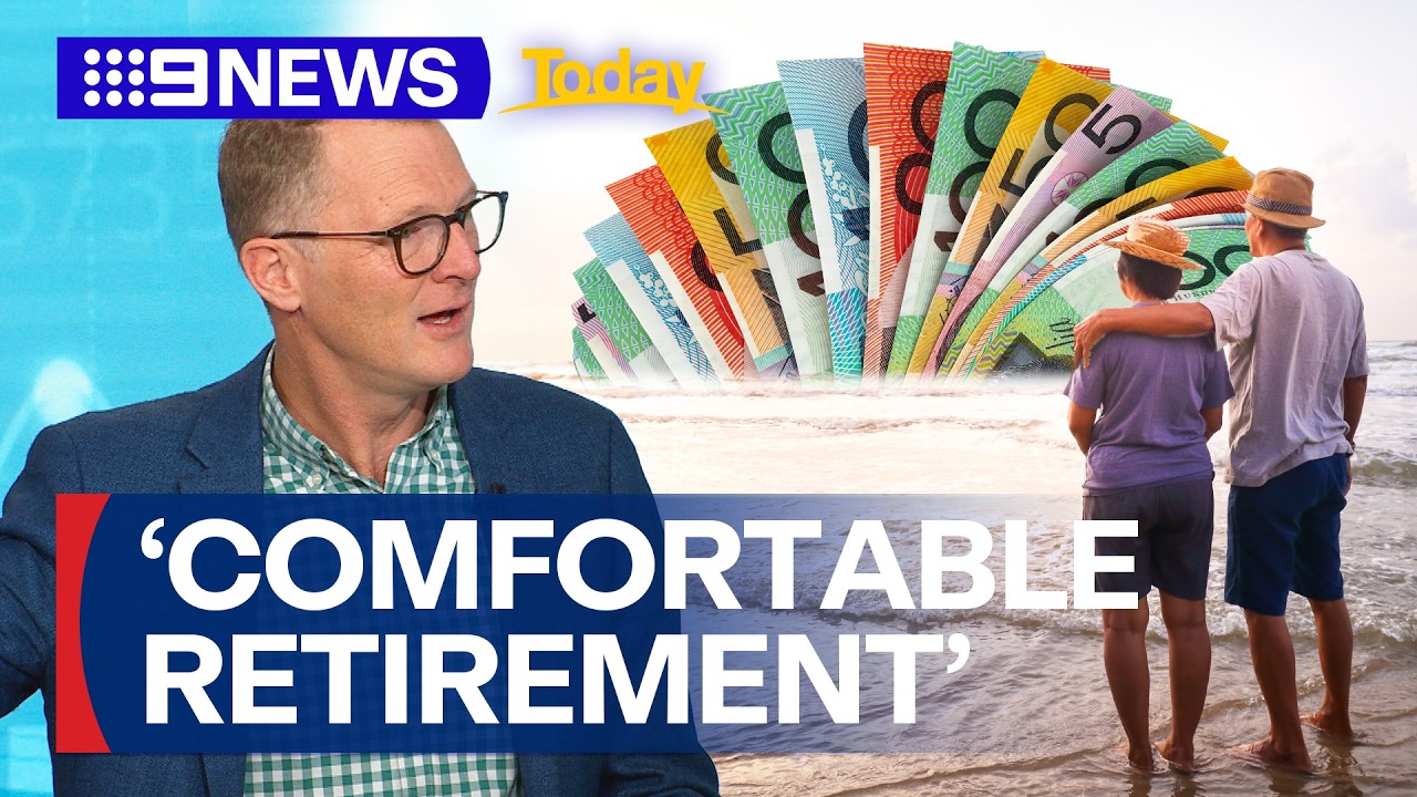 &lsquo;Comfortable retirement&rsquo; might be less attainable than thought, says to new data | 9 News Australia