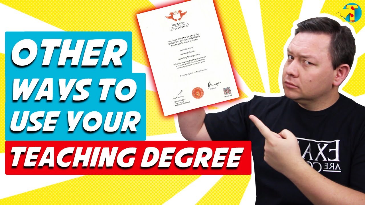 QUIT TEACHING!!! What else can I do with my teaching degree?