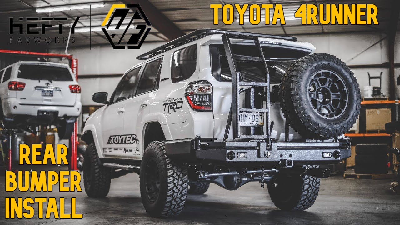 Hefty Fabworks 5th Gen 4Runner Rear Bumper Installation Video