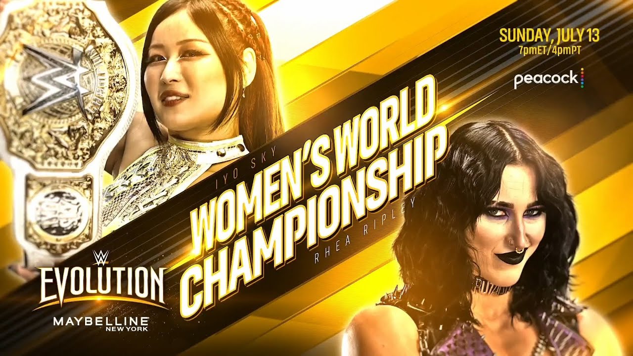 Iyo Sky vs Rhea Ripley (Women's World Championship) - Evolution 2025 | WWE 2K25