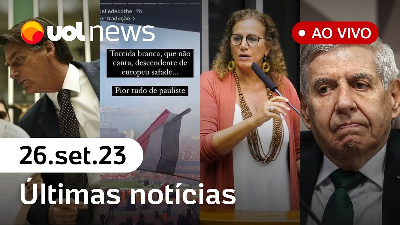 🔴 General Heleno na CPI: Jandira ao vivo; Bolsonaro réu; Janones x bolsonaristas e+ notícias ao vivo