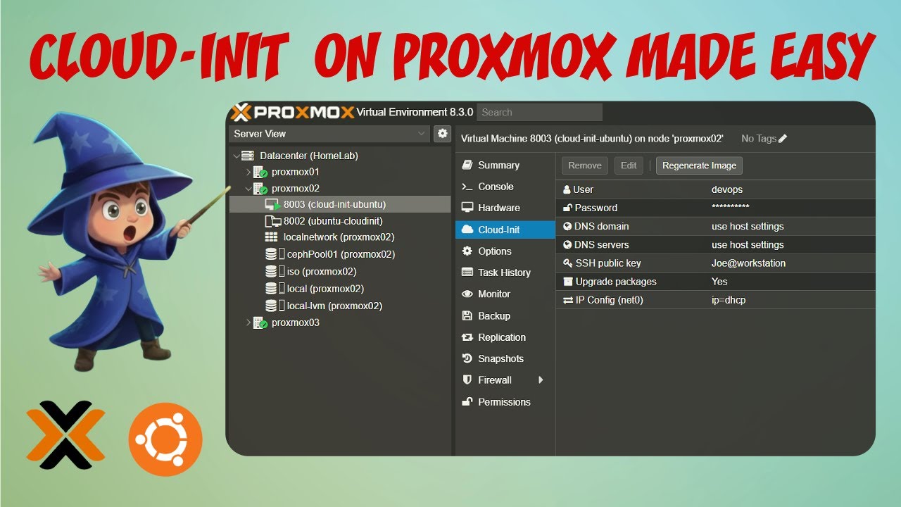 Automate Proxmox VMs with Cloud-Init - Step-by-Step Guide
