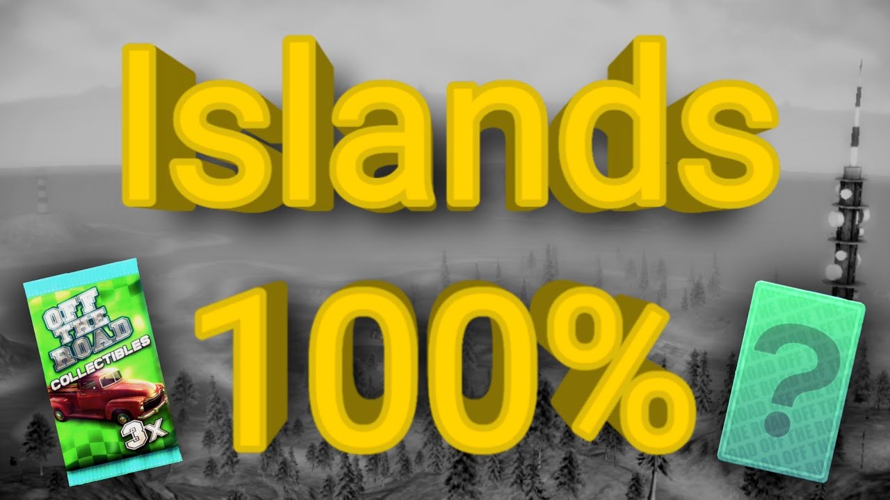 Islands 100% | Locations of Card Packs and Blue Cards