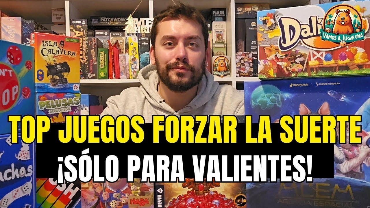 TOP MEJORES JUEGOS DE MESA FORZAR LA SUERTE ¿TE LA JUEGAS?