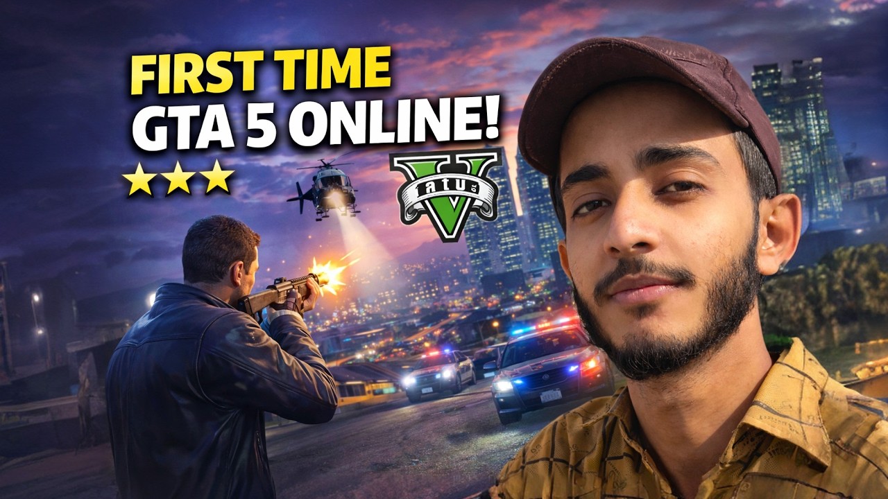GTA 5 Online First Time Playing | Crazy Moments!