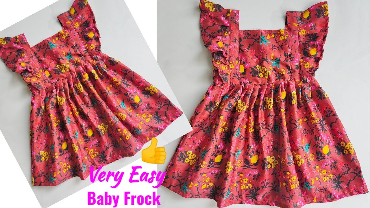 Very Easy Baby Frock cutting and stitching | Baby Frock cutting and stitching