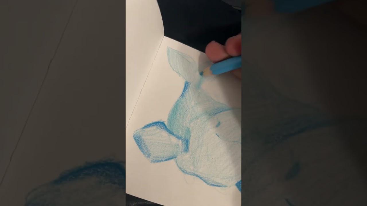 drawing a beluga whale #sketchbook  #art