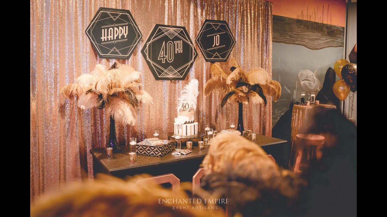 Party Like Gatsby Birthday Event, styled by Enchanted Empire, Event Artisans