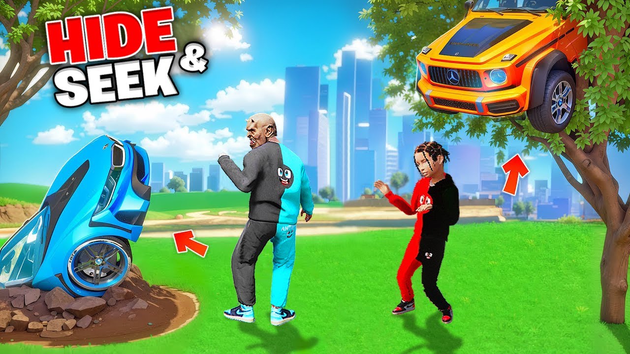 V-ati ASCUNSELEA pe INSULA cu MASINI DE LUX in GTA 5!