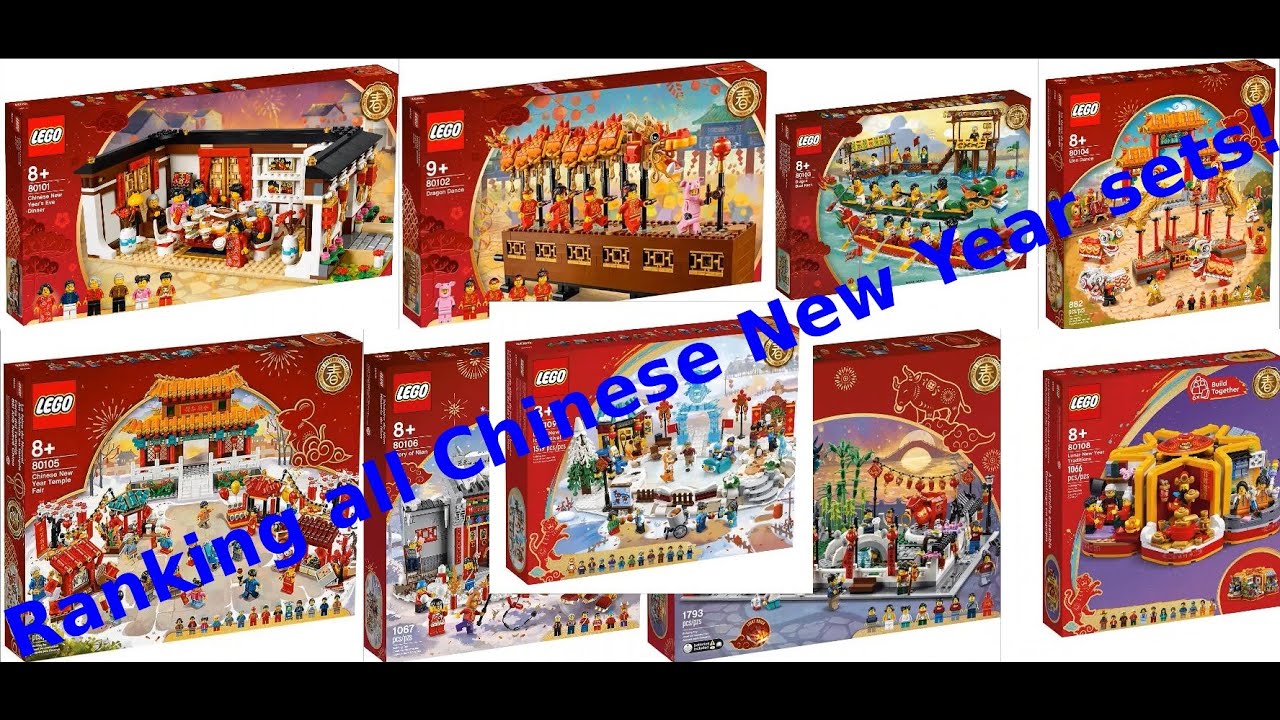 Ranking all Lego Chinese New Year Sets