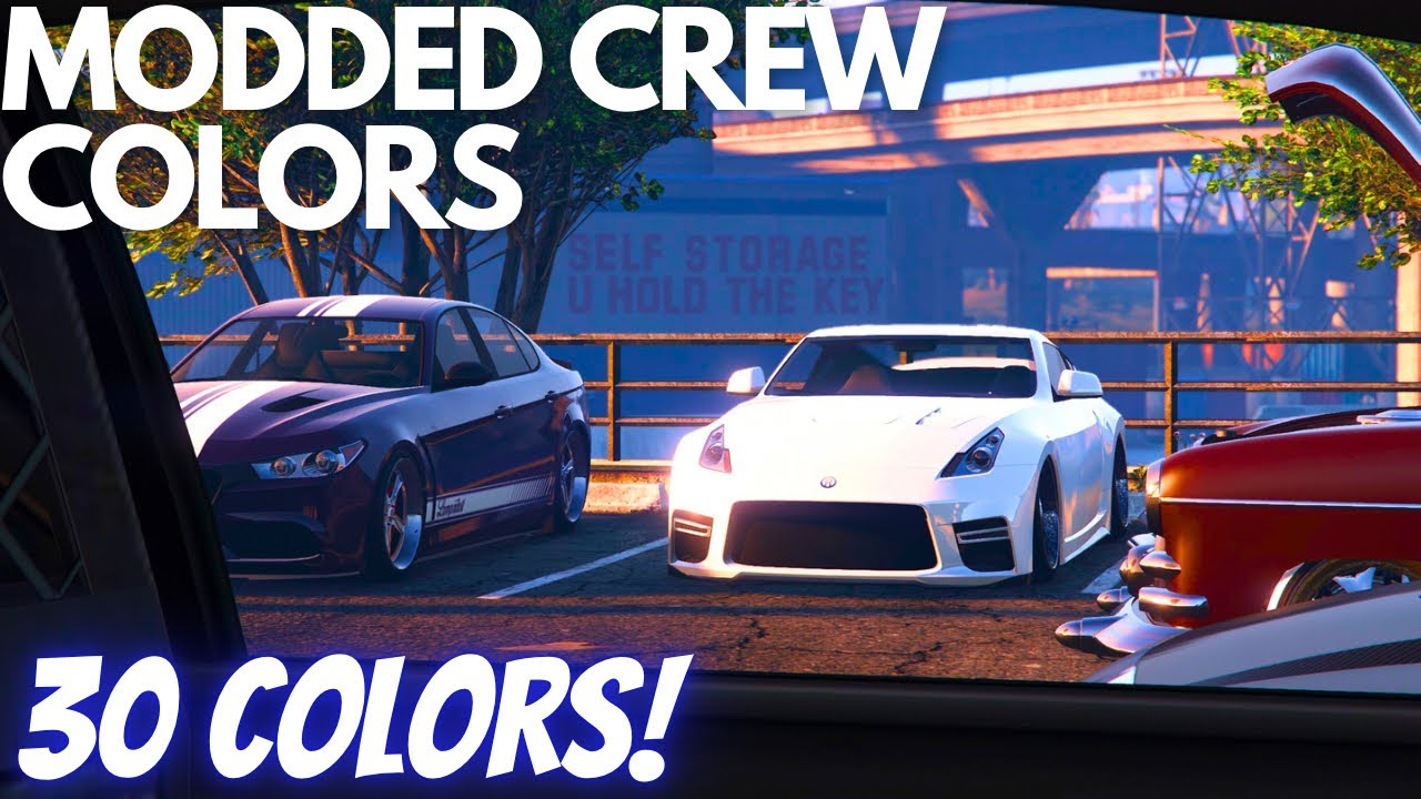 TOP 30 Modded Crew Colors In GTA Online! 🔥💨