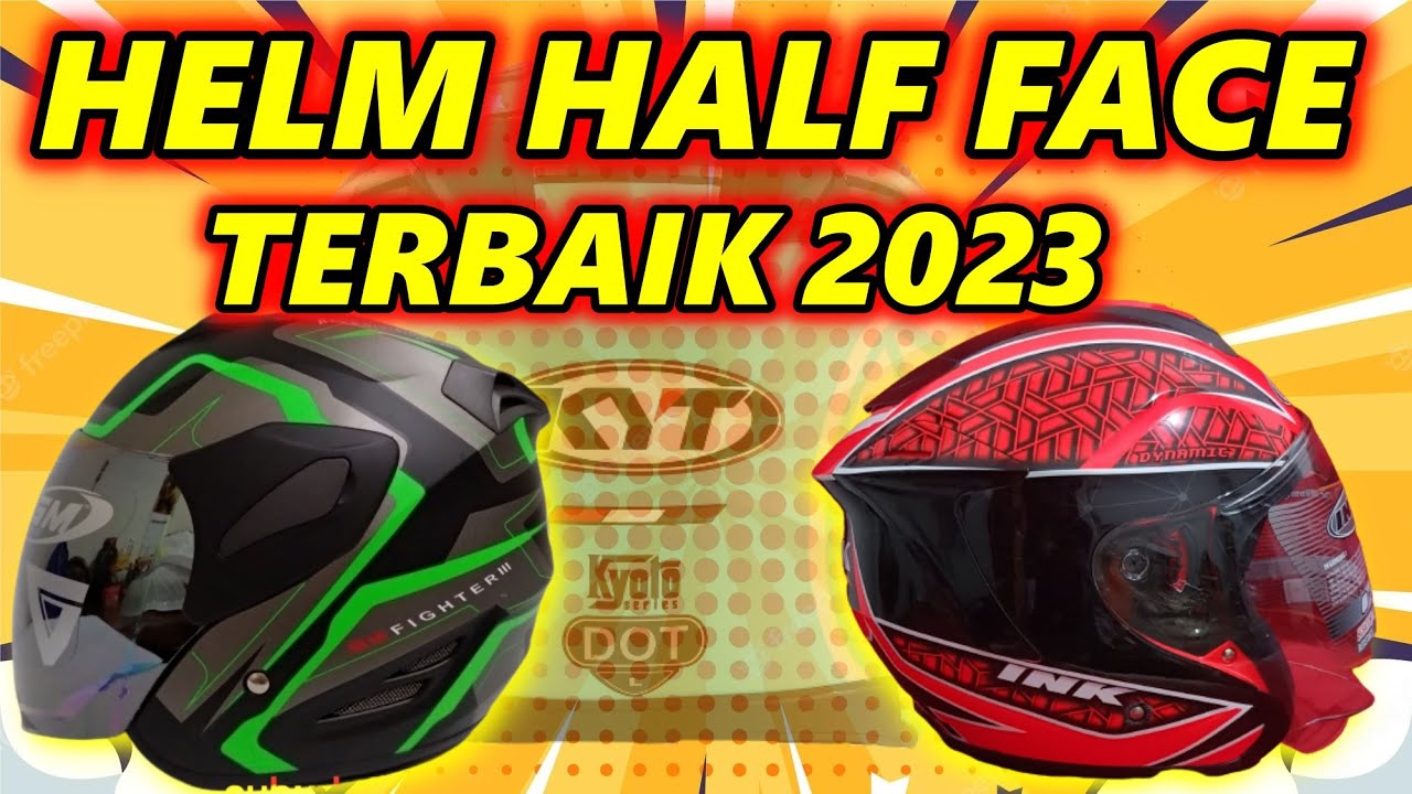 5 Rekomendasi Helm Half Face Terbaik di Indonesia 2023