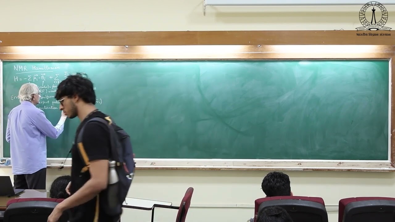 Lecture 23: NMR Hamiltonian and Quantum Logic Gate Pulses