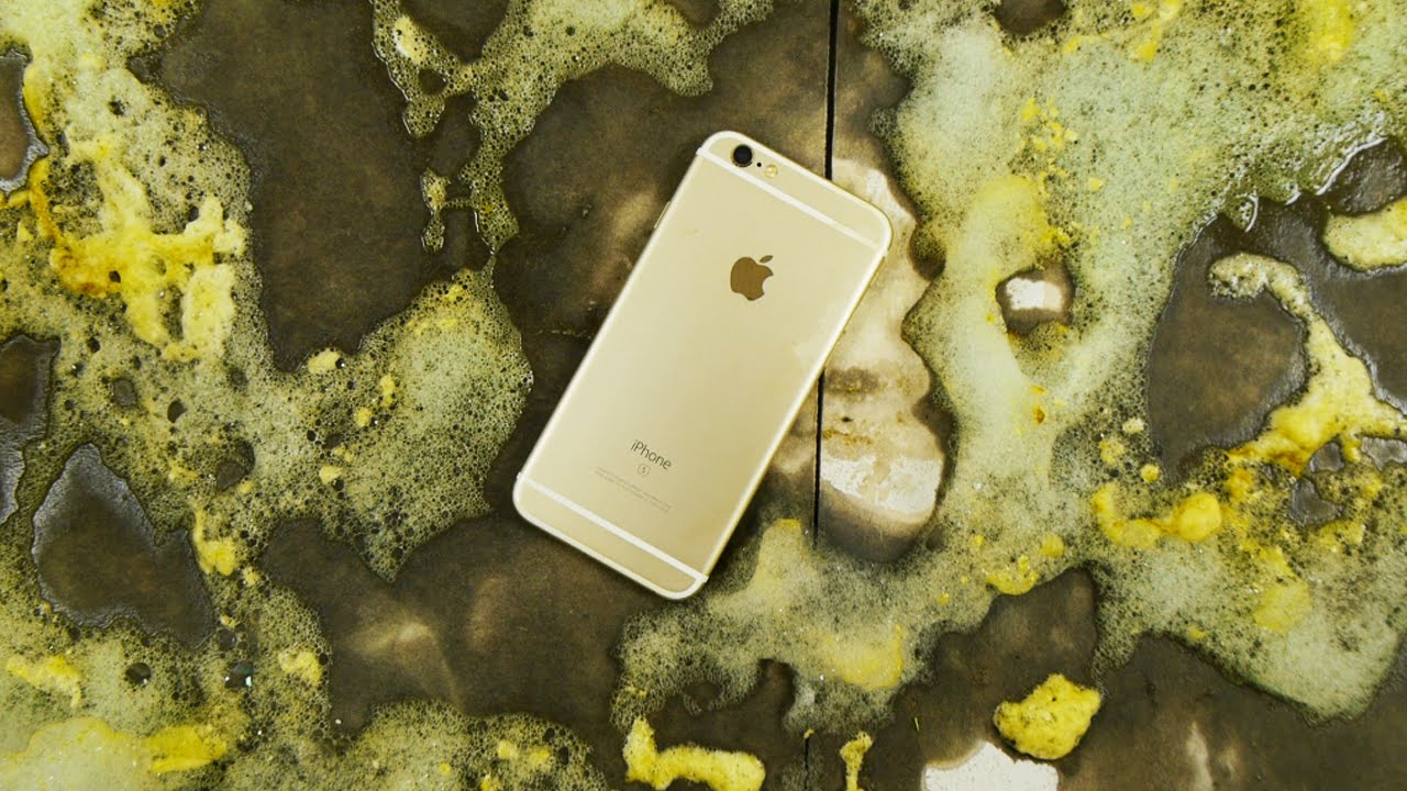 iPhone 6S Dropped In a Giant Foam Dinosaur Egg!