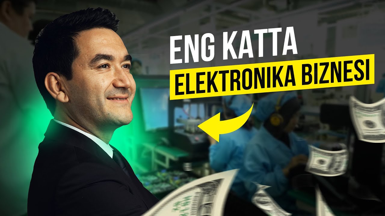1.000.000 dona sotiladigan detal biznesi | Elektronika zavodiga tashrif